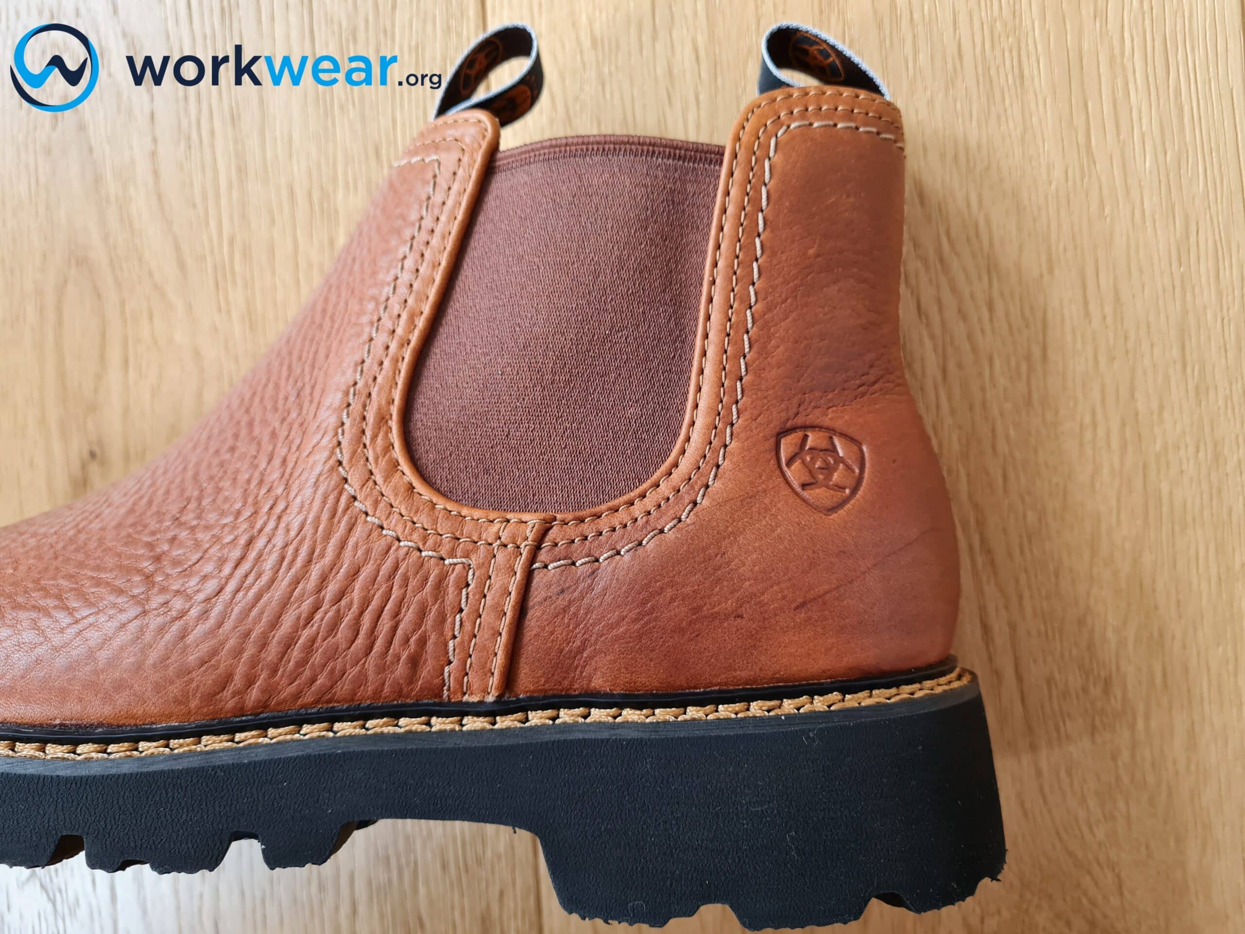 ARIAT Stivali Da Uomo Spot Hog – Pelle Pieno Fiore Con Inserti Elastici – Suola Everlon