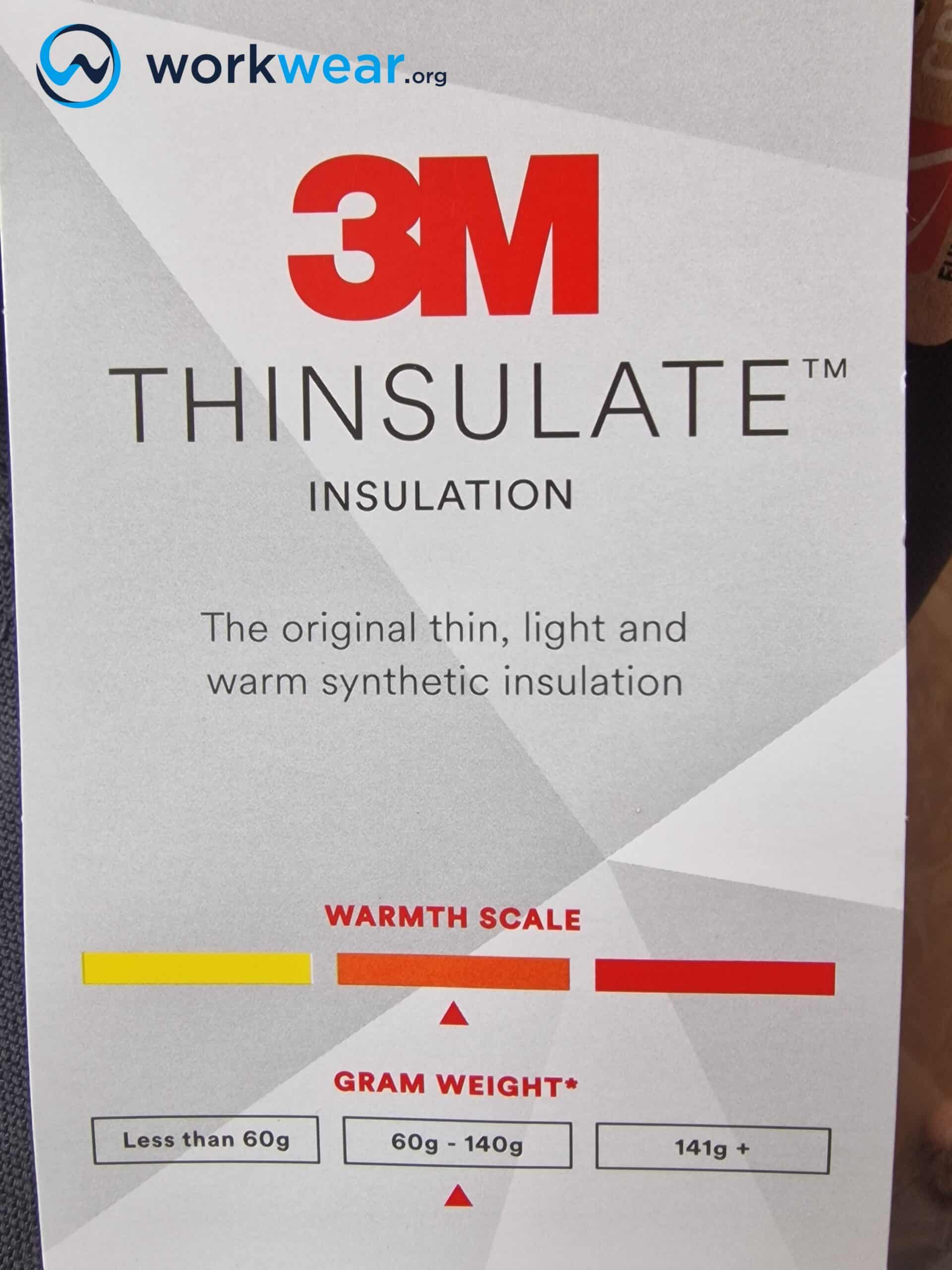 Thinsulate temperature rating chart clearance for boots