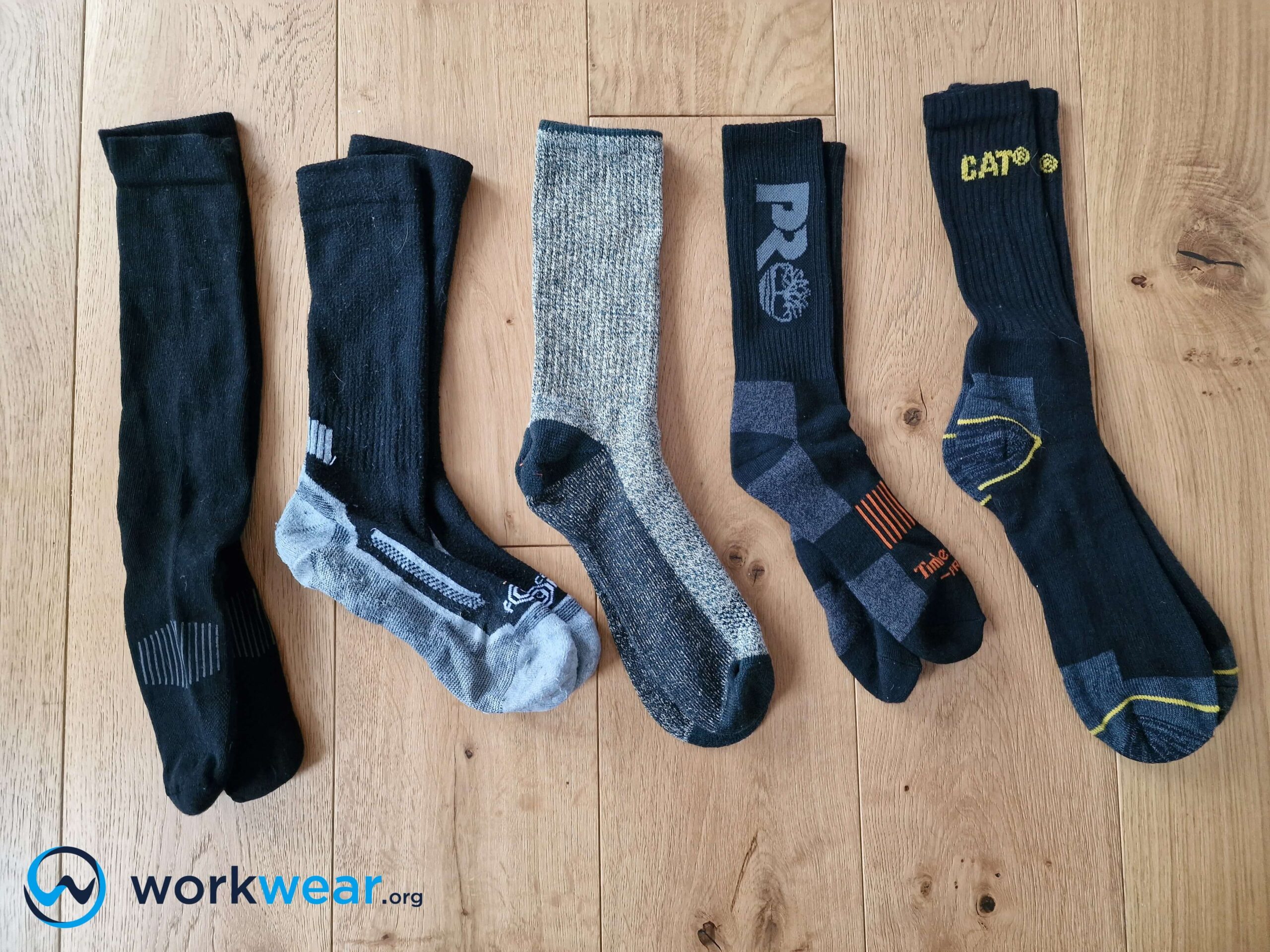 Workforce - Mens Heavy Duty Cushioned Safety / Steel Toe Boot Work Crew  Socks