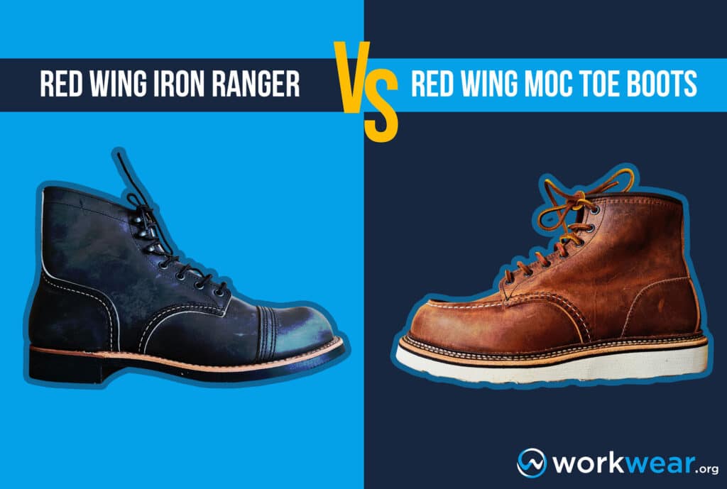 Iron Ranger vs Moc Toe Boots Red Wing’s ultimate showdown!